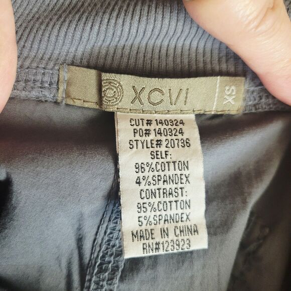 XCVI Pull-on Ruched Gray Size XS Women Pants - Picture 7 of 9